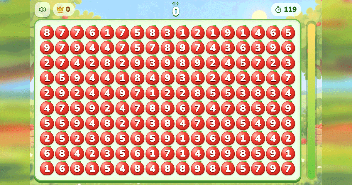 Apple Game (Fruit Box)